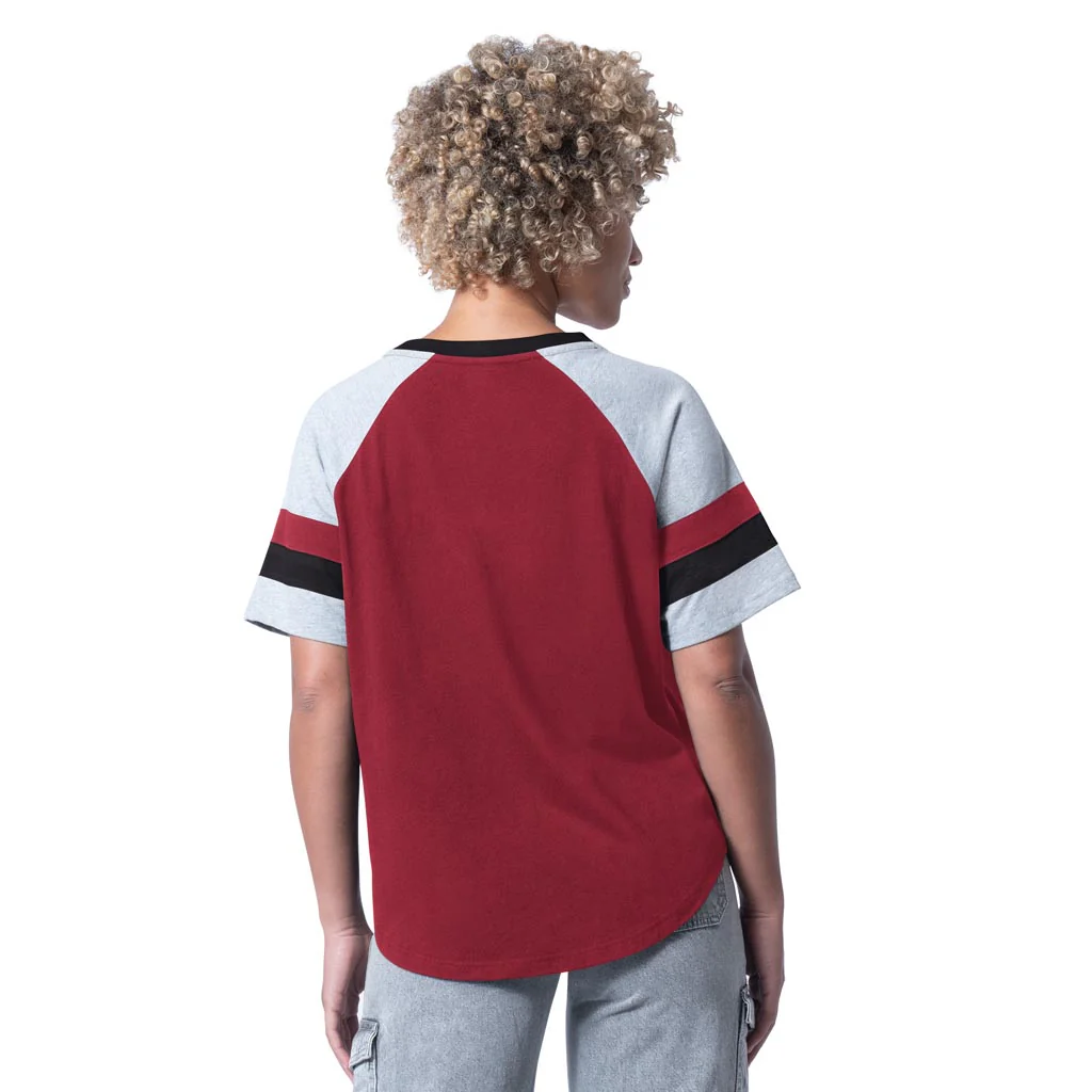 NFL Arizona Cardinals Women's Starter Pinch Hitter T-Shirt - Red - Image 2