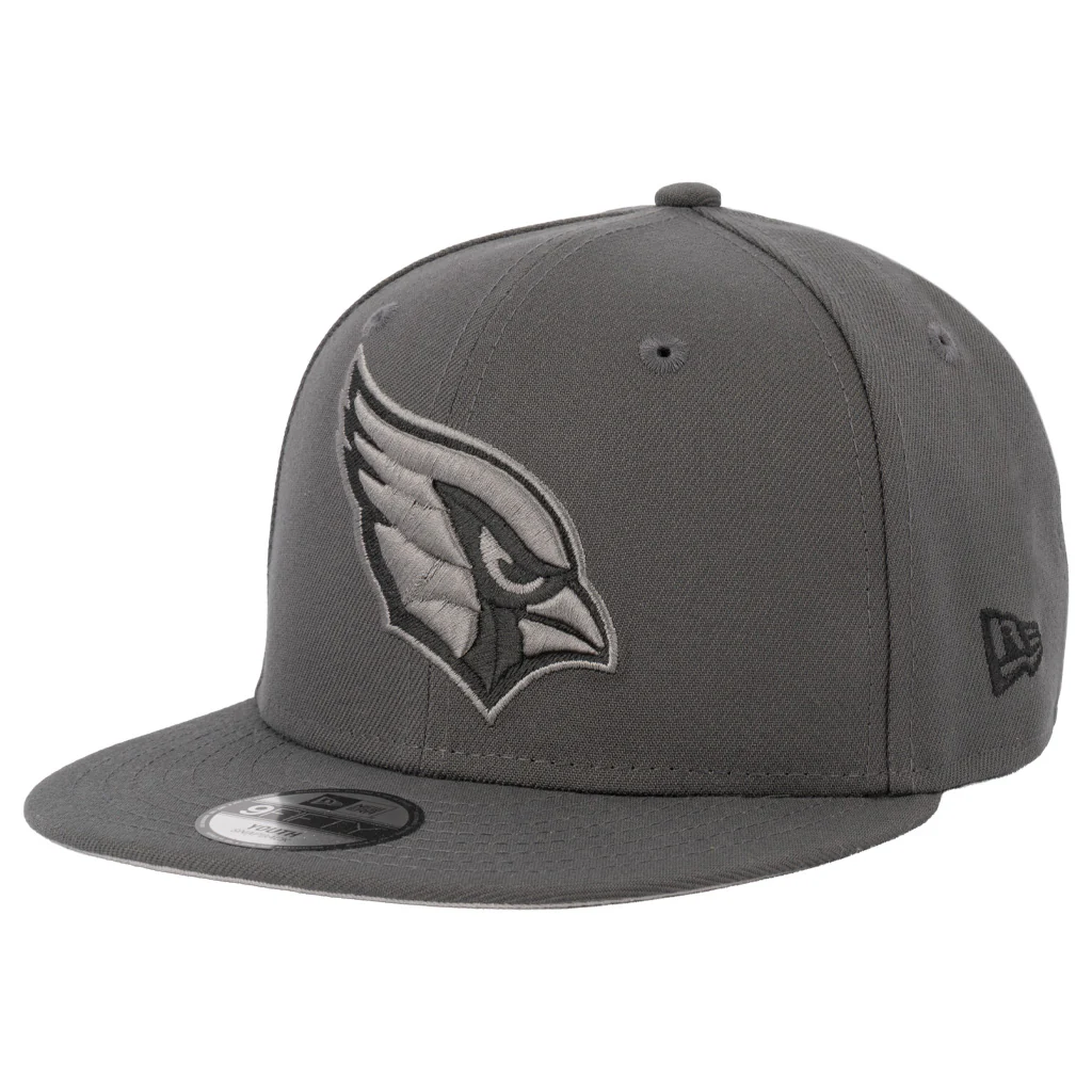 NFL Arizona Cardinals Youth New Era Gray Prestige 9FIFTY Snapback Hat - Graphite
