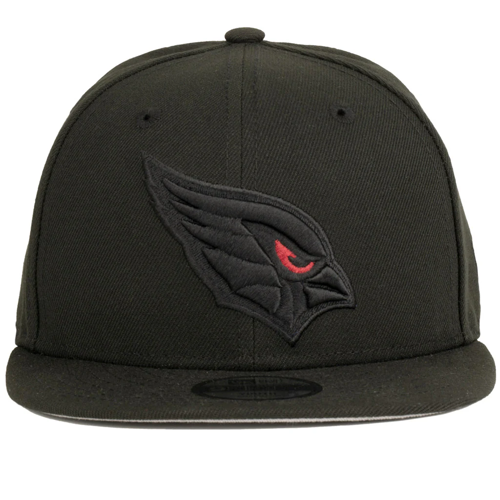 NFL Arizona Cardinals Youth New Era Red Eye 9FIFTY Snapback Hat - Black - Image 2