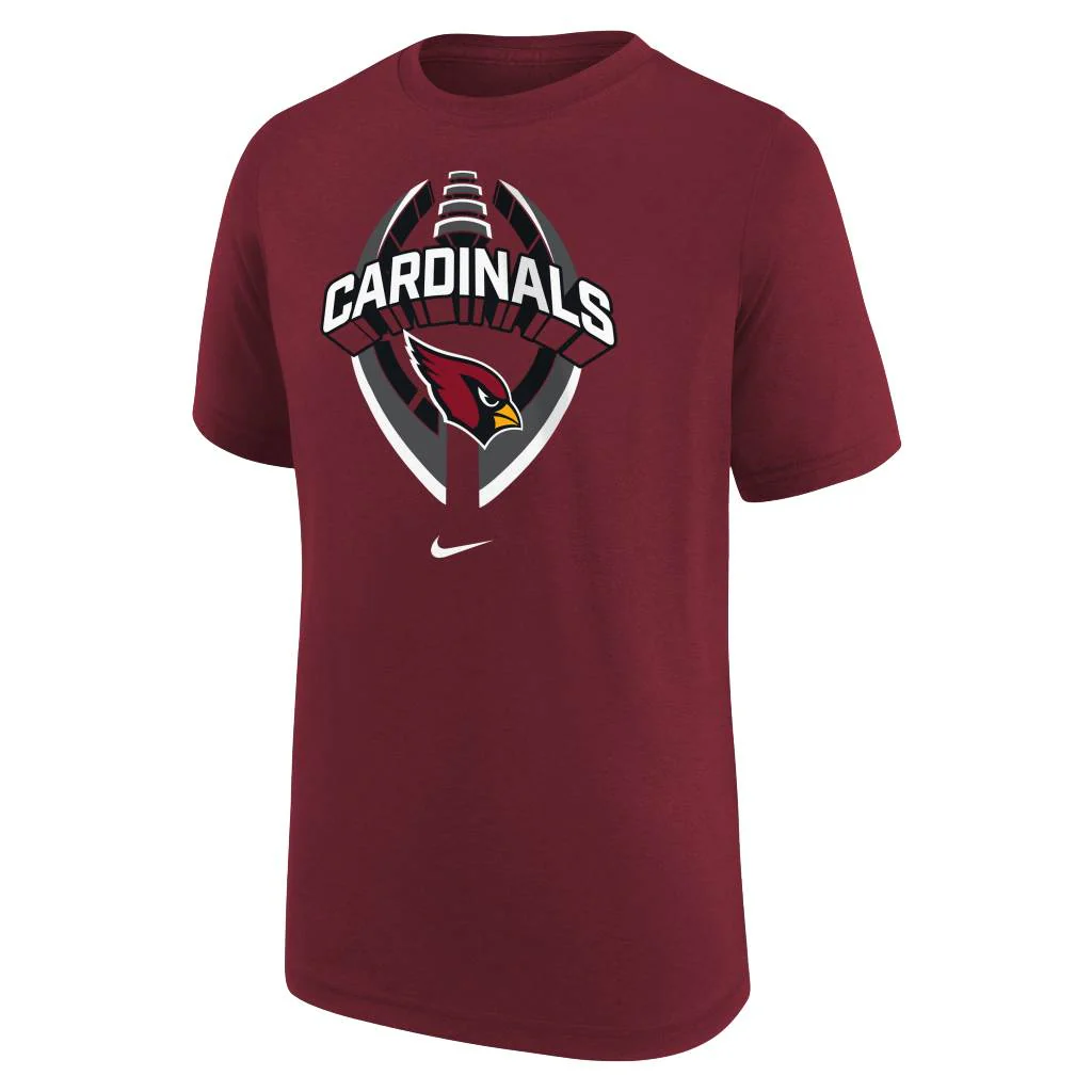 NFL Arizona Cardinals Youth Nike Icon T-Shirt - Red - Image 2