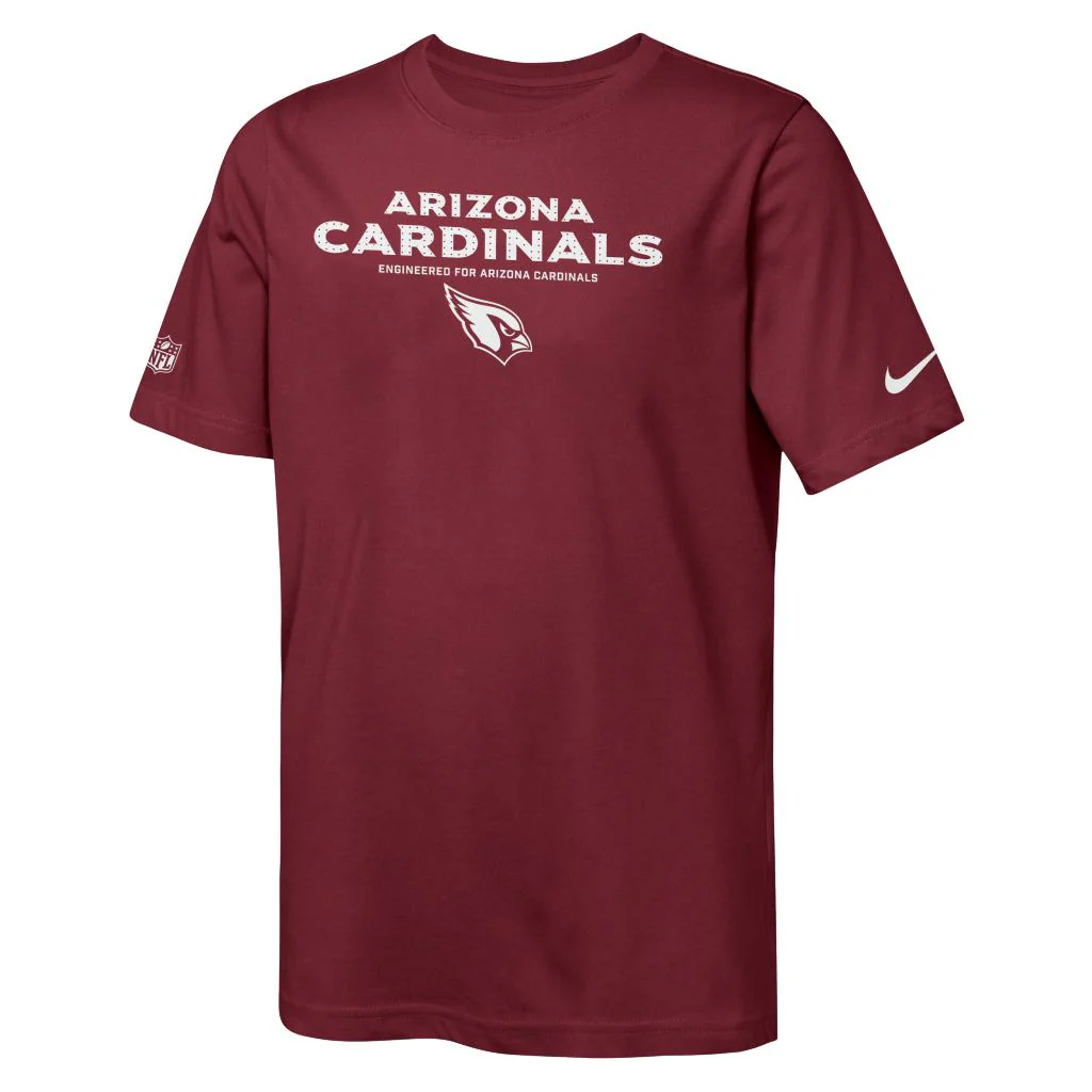 NFL Arizona Cardinals Youth Nike Team Issue T-Shirt - Red - Image 2