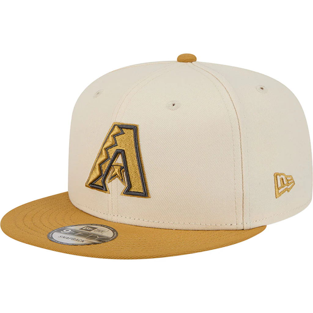 MLB Arizona Diamondbacks New Era Two-Tone Dusted 9FIFTY Snapback Hat - Light cream