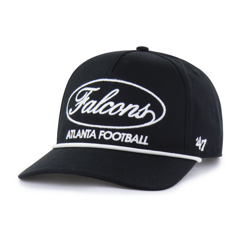 NFL Atlanta Falcons '47 Foundational Hitch Snapback Hat - Black - Image 2