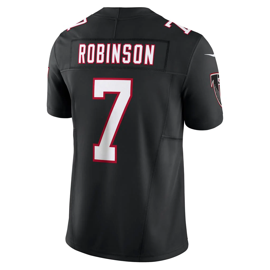 NFL Atlanta Falcons Bijan Robinson Nike Alternate Vapor Limited Jersey - Black - Image 3