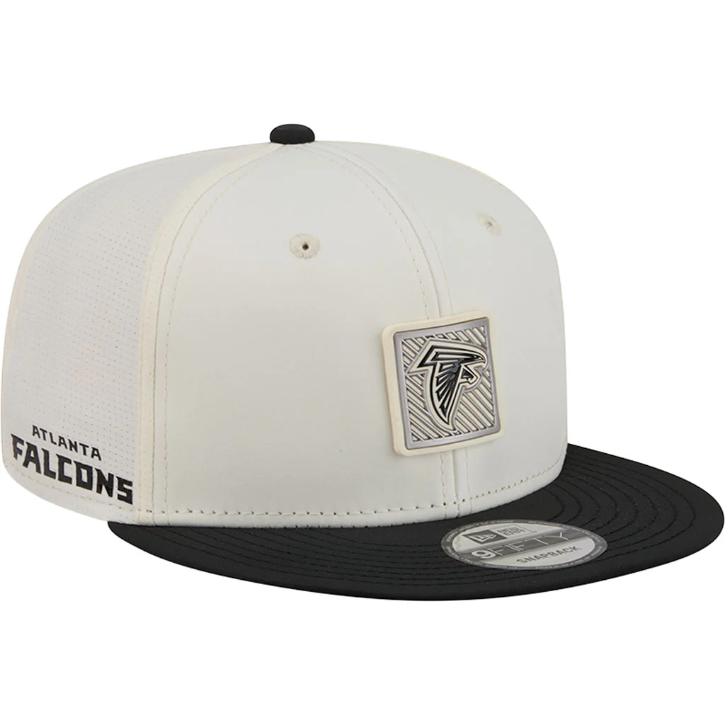 NFL Atlanta Falcons New Era 2026 Training 9FIFTY Snapback Hat - Cream - Image 2
