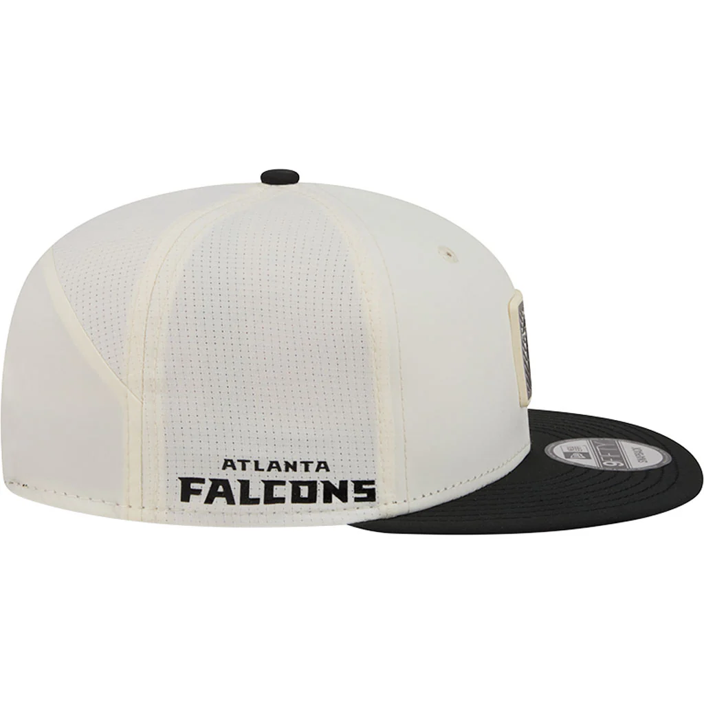 NFL Atlanta Falcons New Era 2026 Training 9FIFTY Snapback Hat - Cream - Image 5