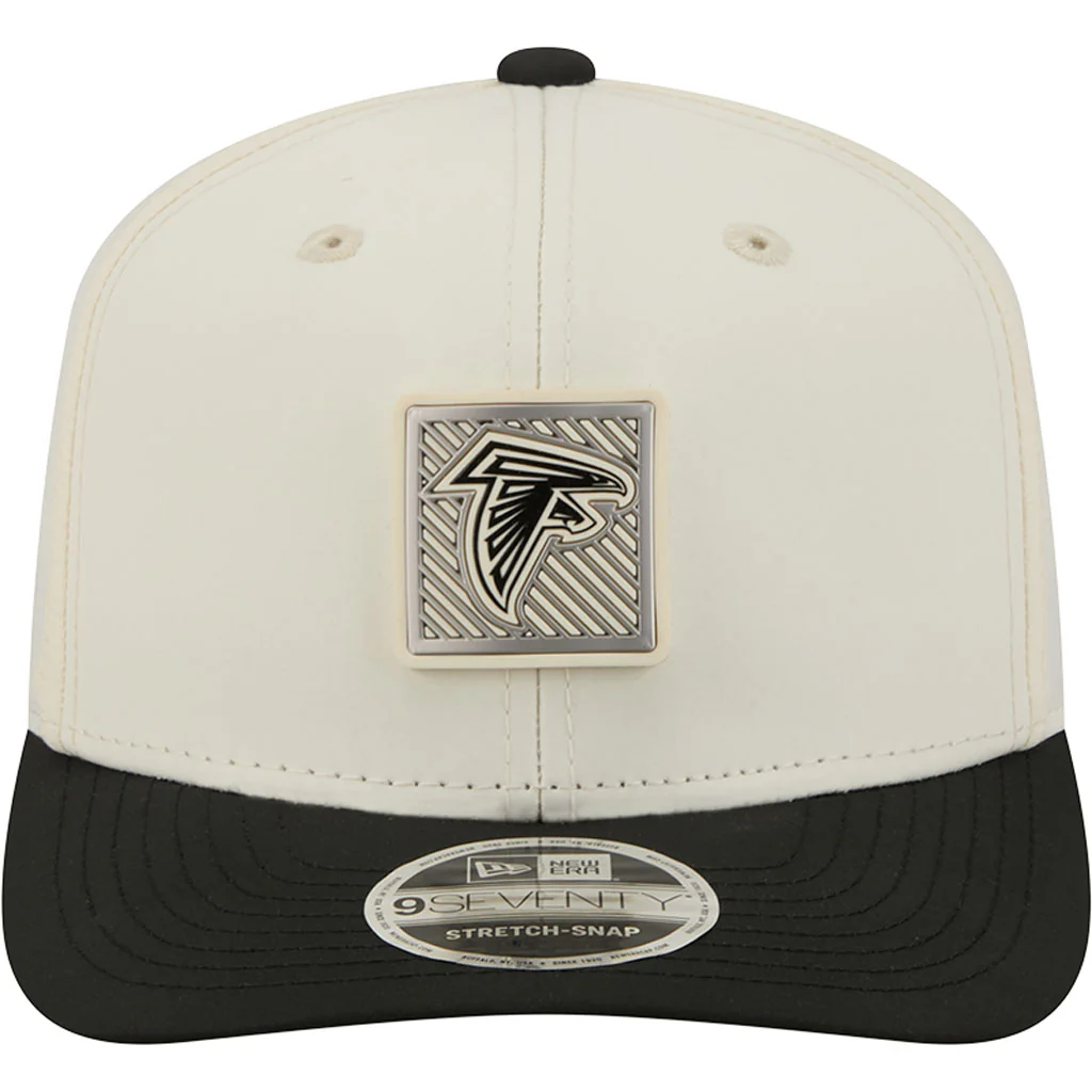 NFL Atlanta Falcons New Era 2026 Training 9SEVENTY Stretch Snapback Hat - Cream - Image 3