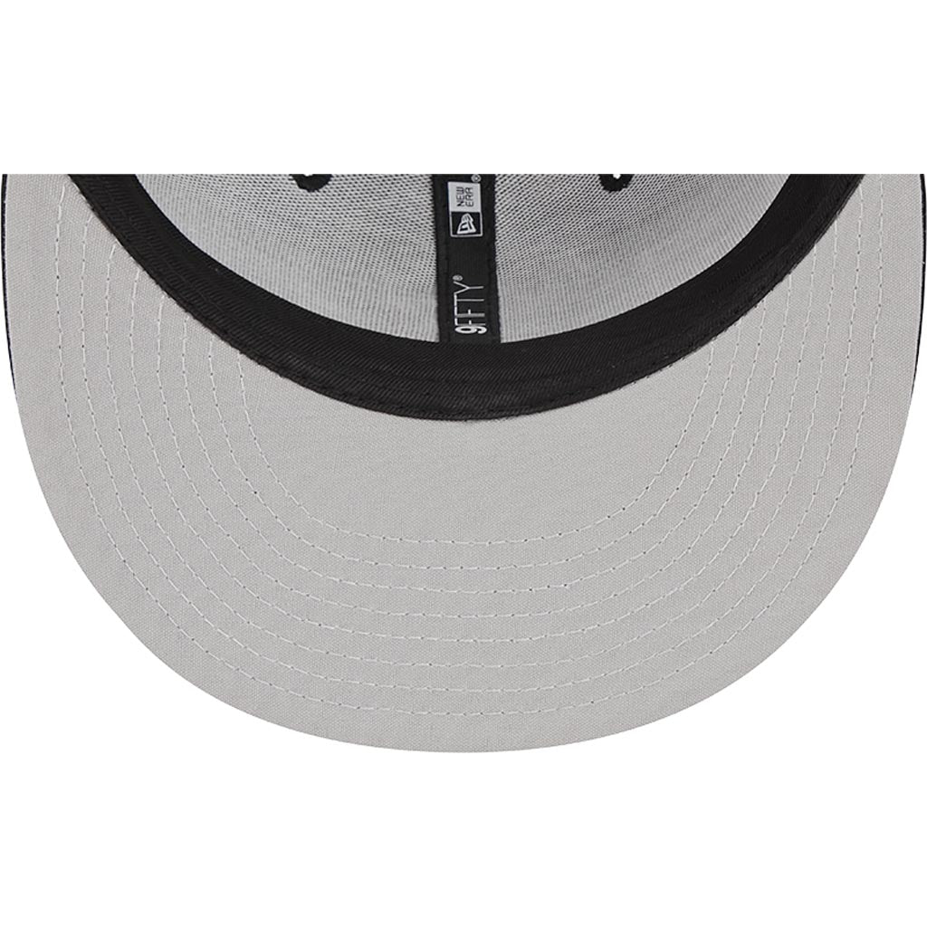 NFL Atlanta Falcons New Era Black & White 9FIFTY Snapback Trucker Hat - Black - Image 5