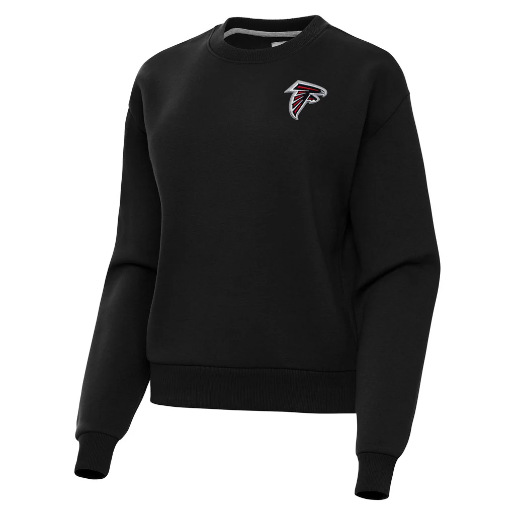 NFL Atlanta Falcons Women's Antigua Victory Crewneck Sweater - Black