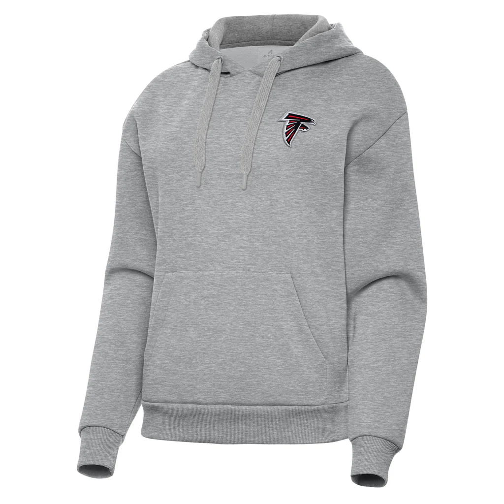 NFL Atlanta Falcons Women's Antigua Victory Pullover Hoodie - Heather gray