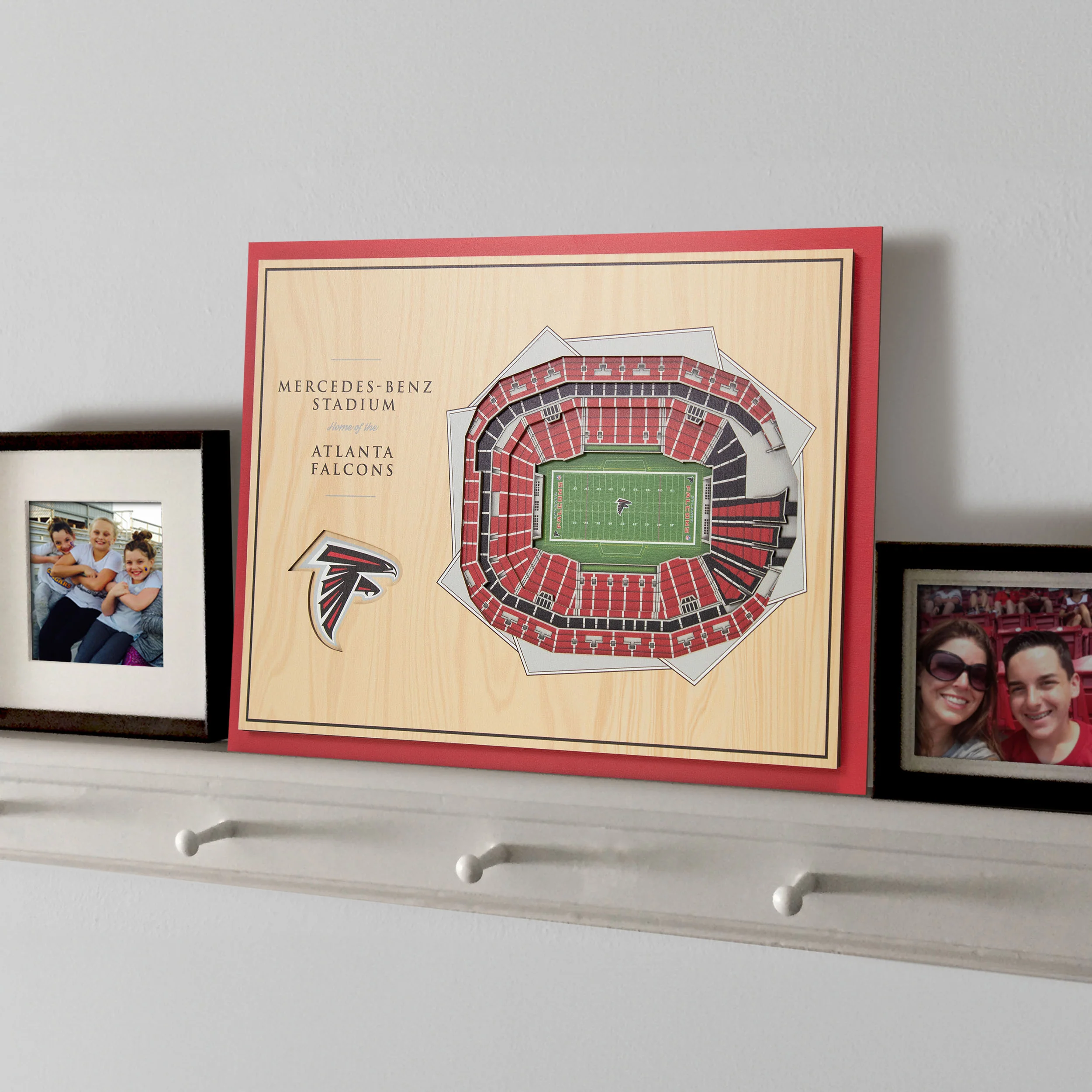 NFL Atlanta Falcons You the fan 5-Layer Stadium View Wall Art - Image 2