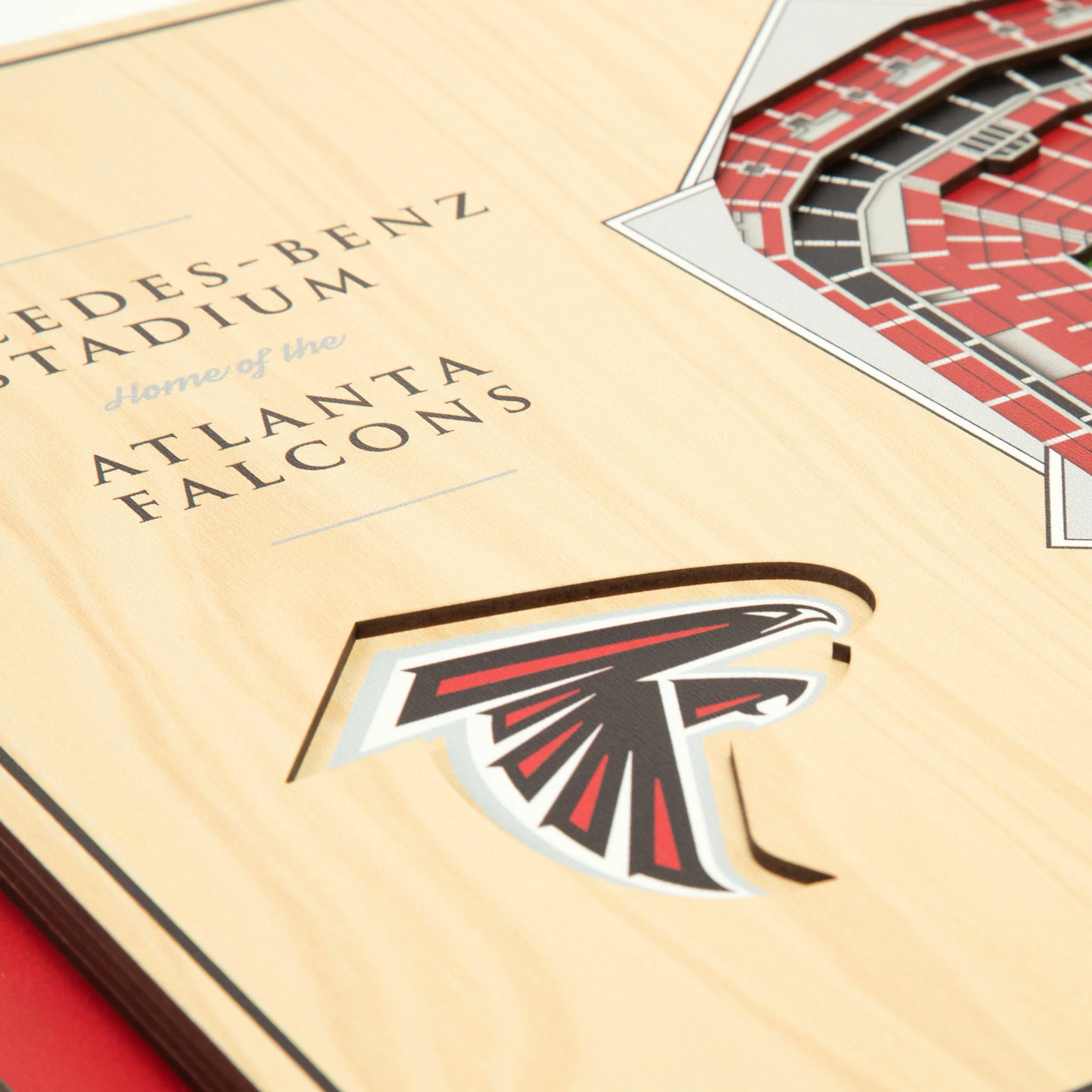 NFL Atlanta Falcons You the fan 5-Layer Stadium View Wall Art - Image 4