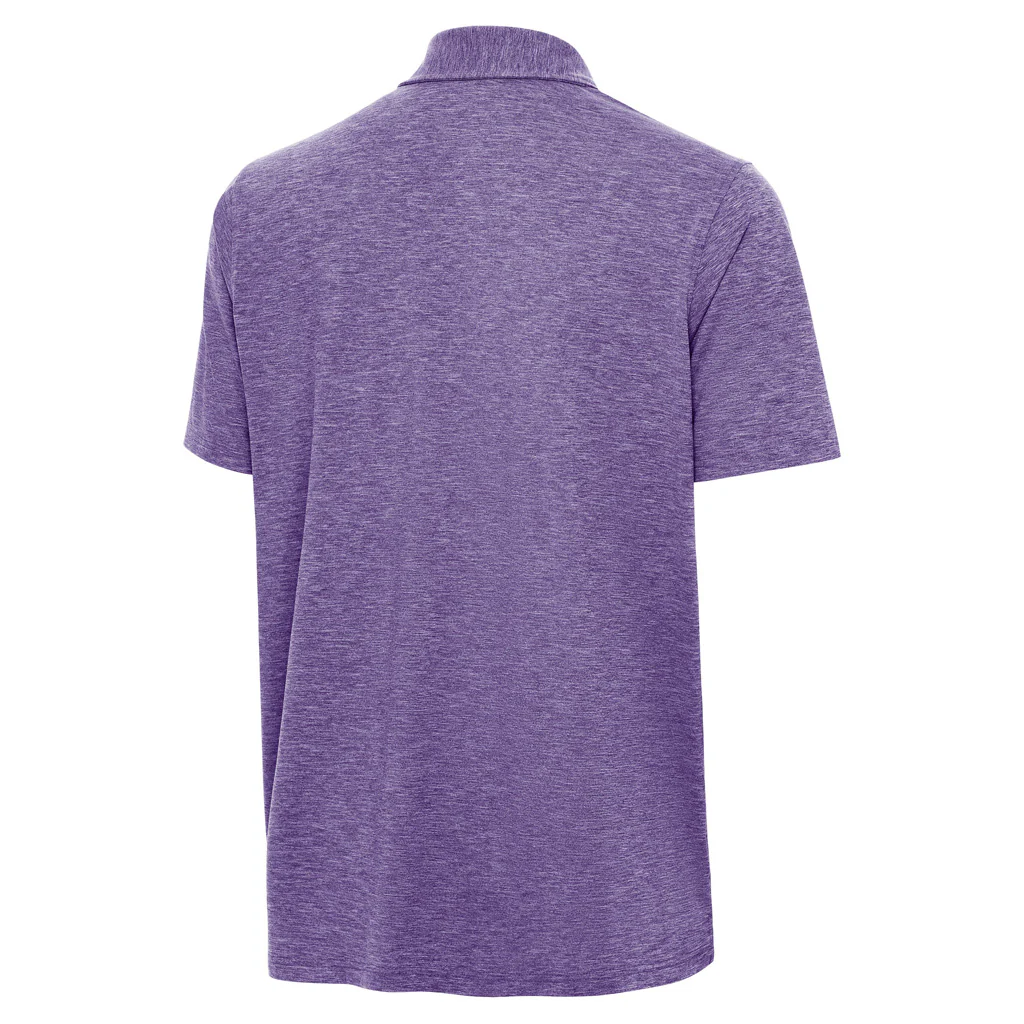 NFL Baltimore Ravens Antigua Par 3 Polo - Purple - Image 2