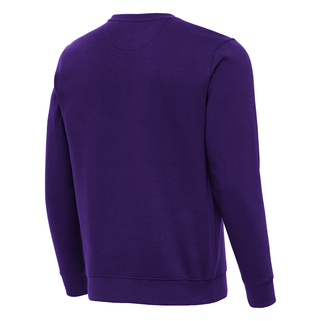 NFL Baltimore Ravens Antigua Victory Crewneck Sweater - Purple - Image 2