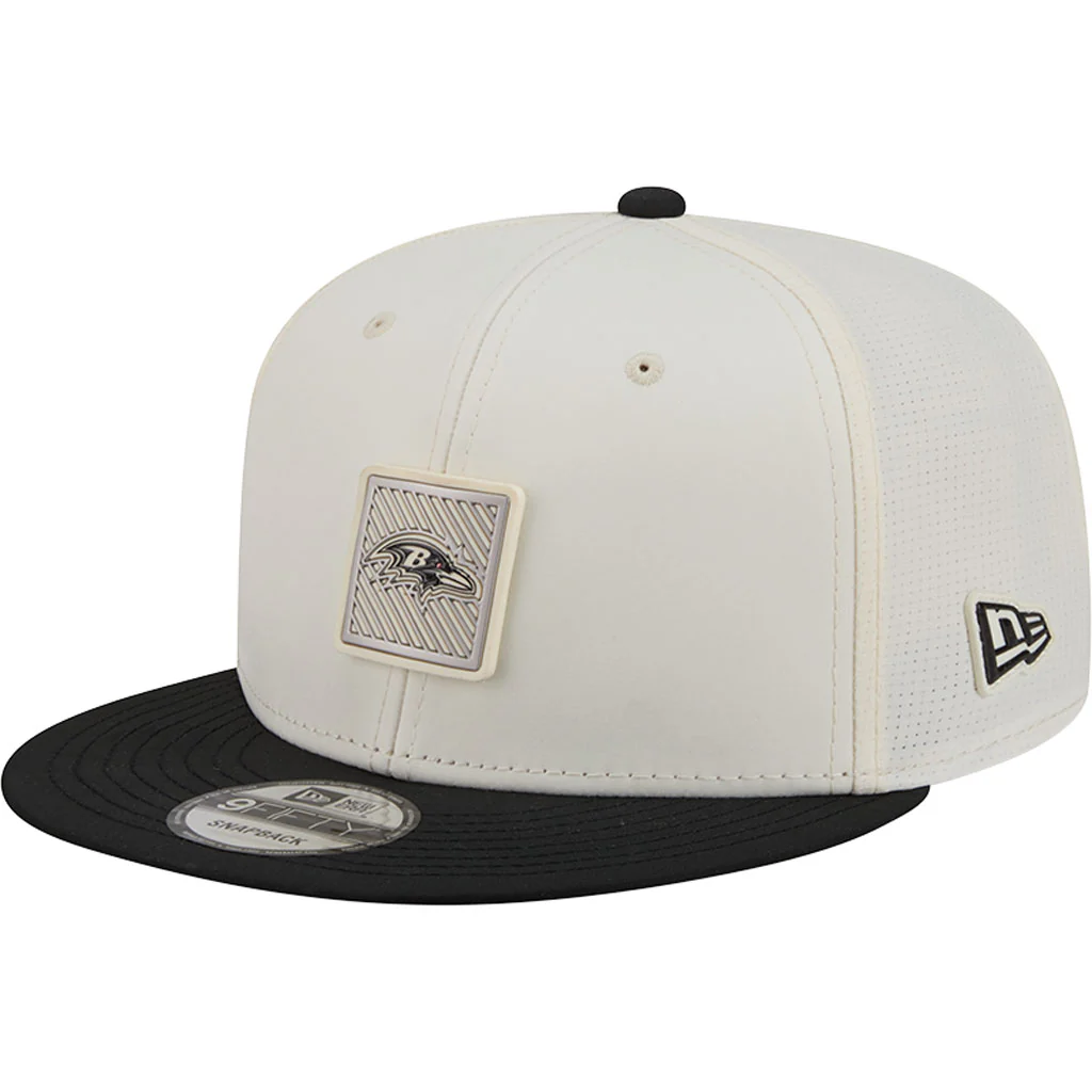 NFL Baltimore Ravens New Era 2026 Training 9FIFTY Snapback Hat - Cream