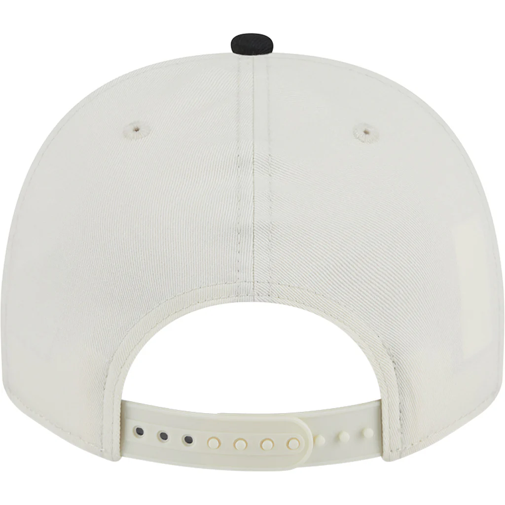 NFL Baltimore Ravens New Era Chainstitch Two-Tone 9FIFTY A-Frame Snapback Hat - Cream - Image 4