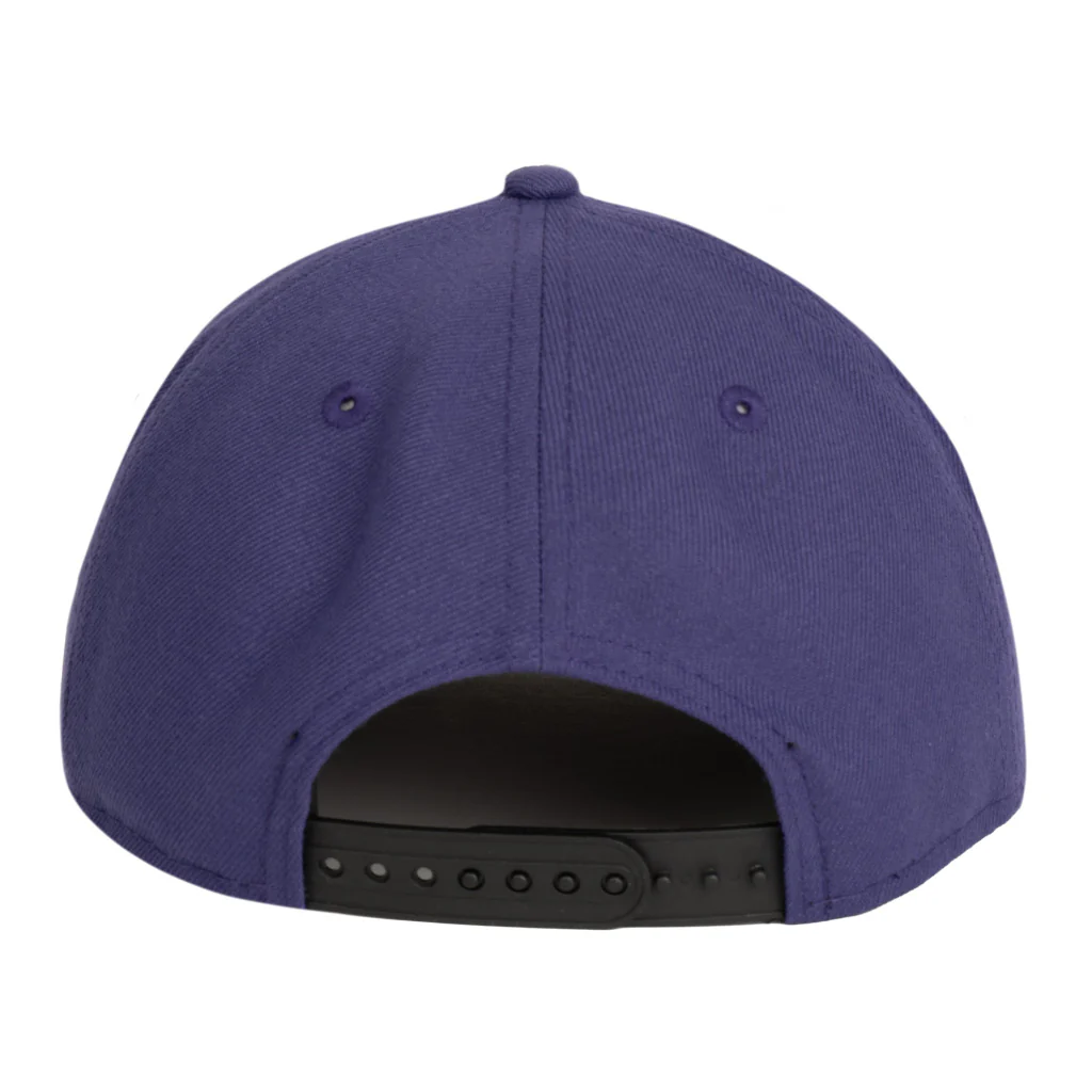 NFL Baltimore Ravens New Era Team Undervisor 9FIFTY A-Frame Snapback Hat - Purple - Image 3