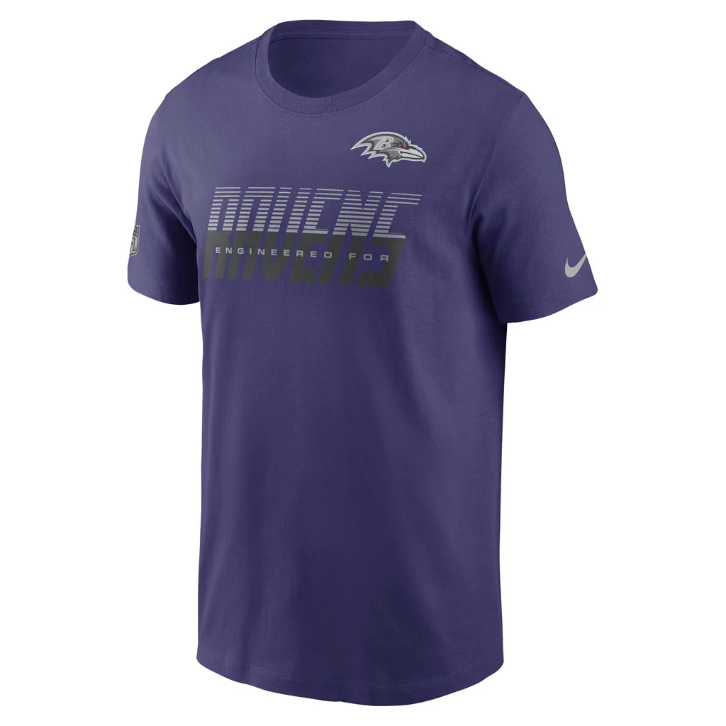 NFL Baltimore Ravens Nike 2026 Team Issue T-Shirt - Purple - Image 2