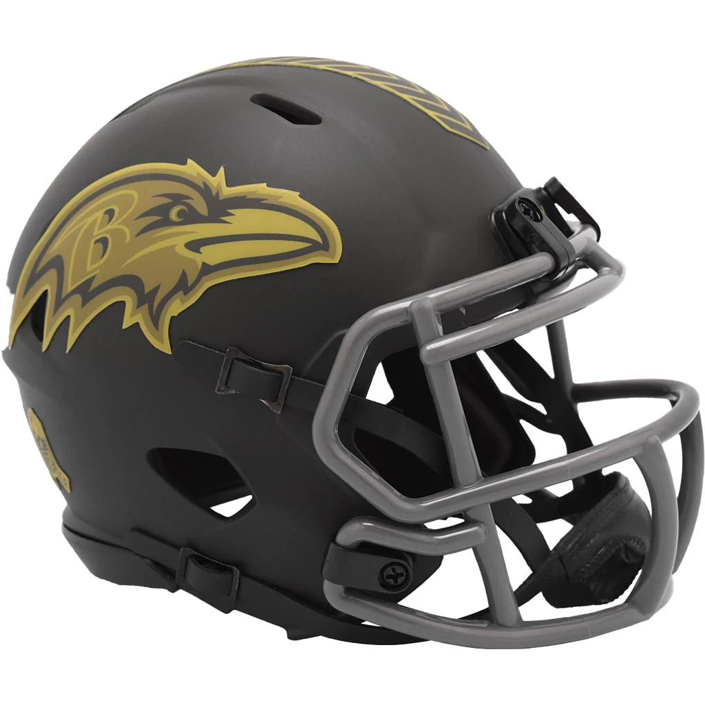 NFL Baltimore Ravens Riddell 2025 Salute to Service Mini Speed Helmet - Green