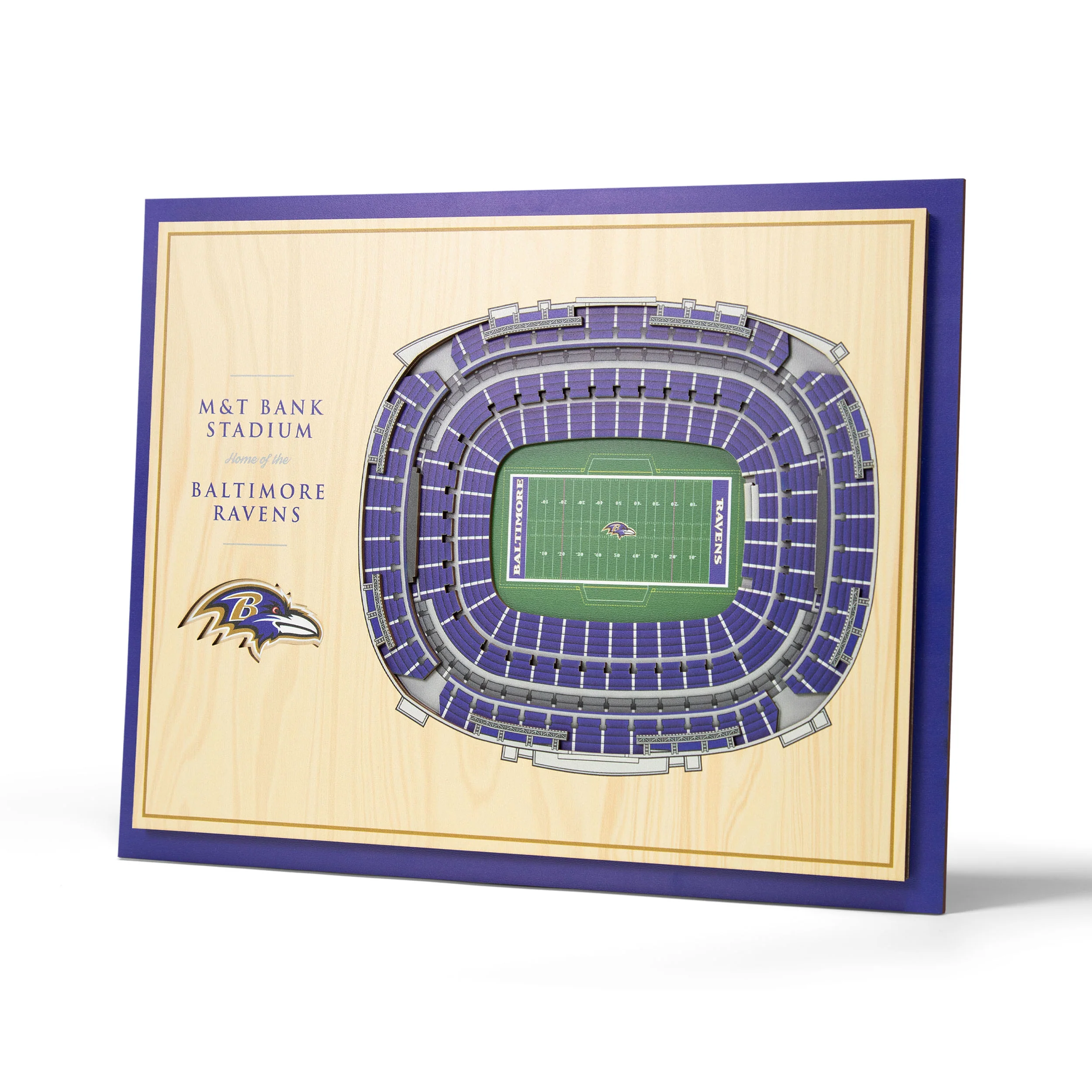 NFL Baltimore Ravens You the fan 5-Layer Stadium View Wall Art