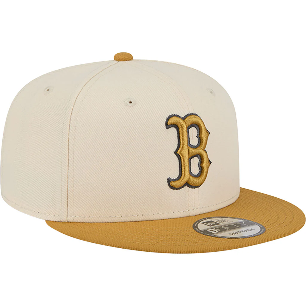 NFL Boston Red Sox New Era Two-Tone Dusted 9FIFTY Snapback Hat - Light cream - Image 2