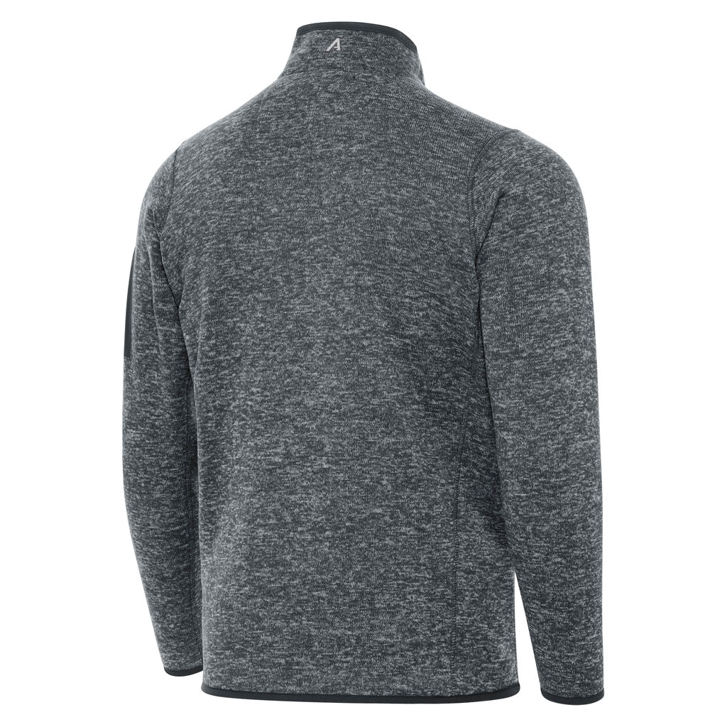 NFL Buffalo Bills Antigua Fortune 1/4 Zip Pullover Jacket - Charcoal - Image 2