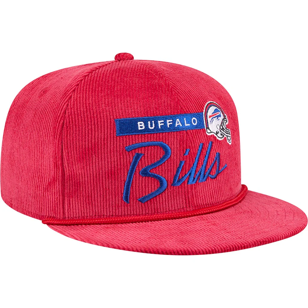 NFL Buffalo Bills New Era Corduroy Rope 9FIFTY Snapback Hat - Blue - Image 2