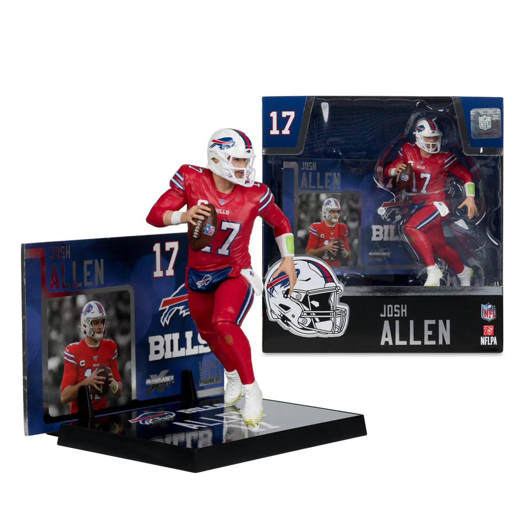 NFL Buffalo Bills Josh Allen McFarlane 7-Inch Color Rush Jersey Figure