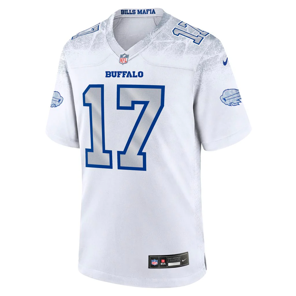 NFL Buffalo Bills Josh Allen Nike Rivalries Game Jersey - White - Image 2