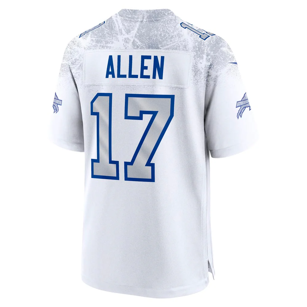 NFL Buffalo Bills Josh Allen Nike Rivalries Game Jersey - White - Image 3