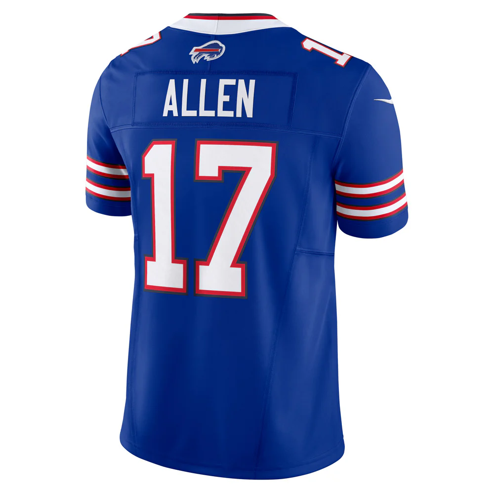 NFL Buffalo Bills Josh Allen Nike Alternate Vapor F.U.S.E. Limited Jersey - Blue - Image 3