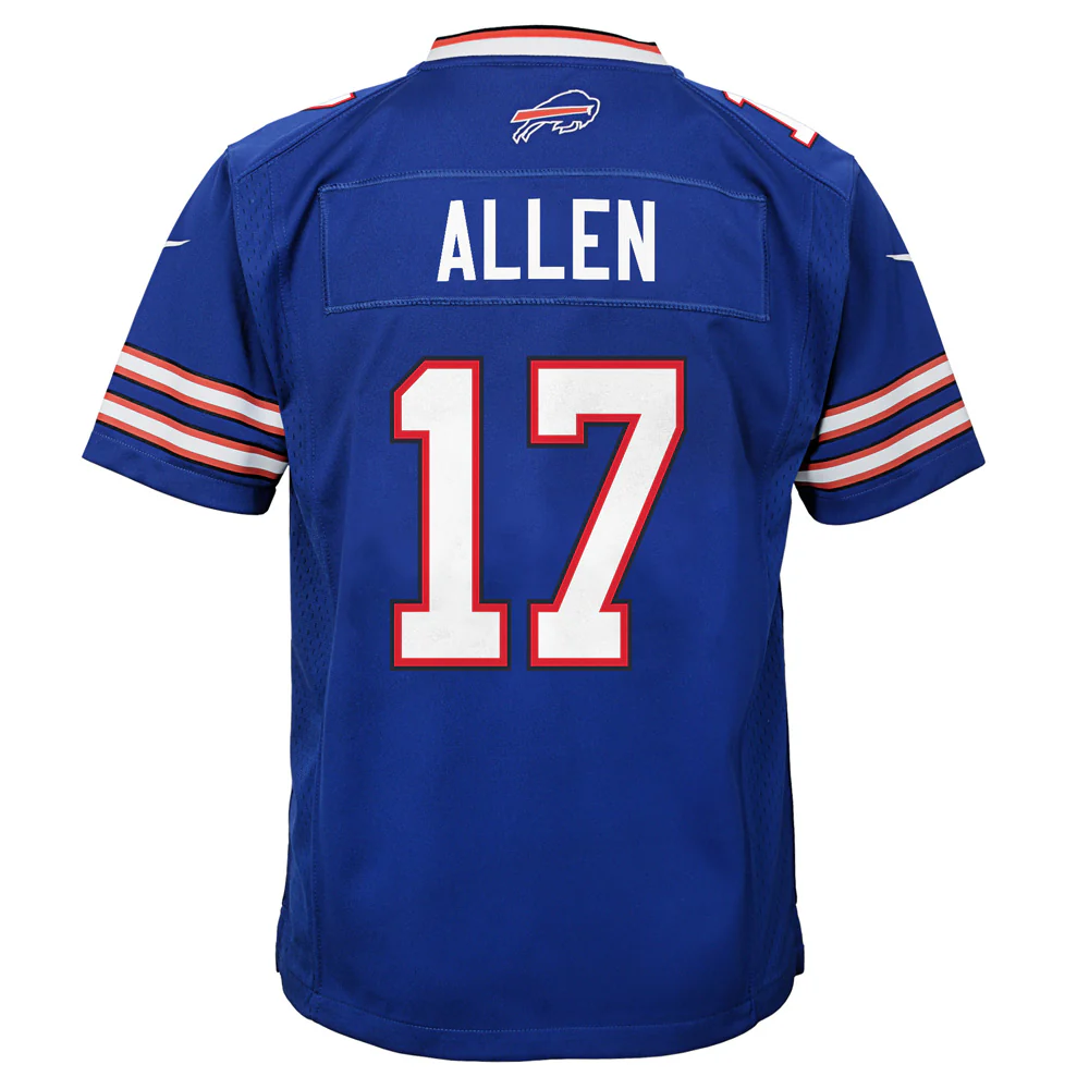 NFL Buffalo Bills Josh Allen Youth Nike Home Game Jersey - Image 3