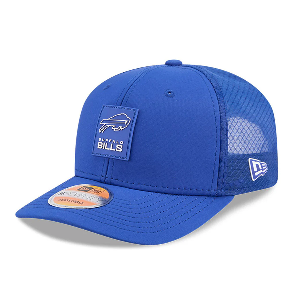 NFL Buffalo Bills New Era 2025 Sideline 9SEVENTY Stretch-Snapback Hat - Blue