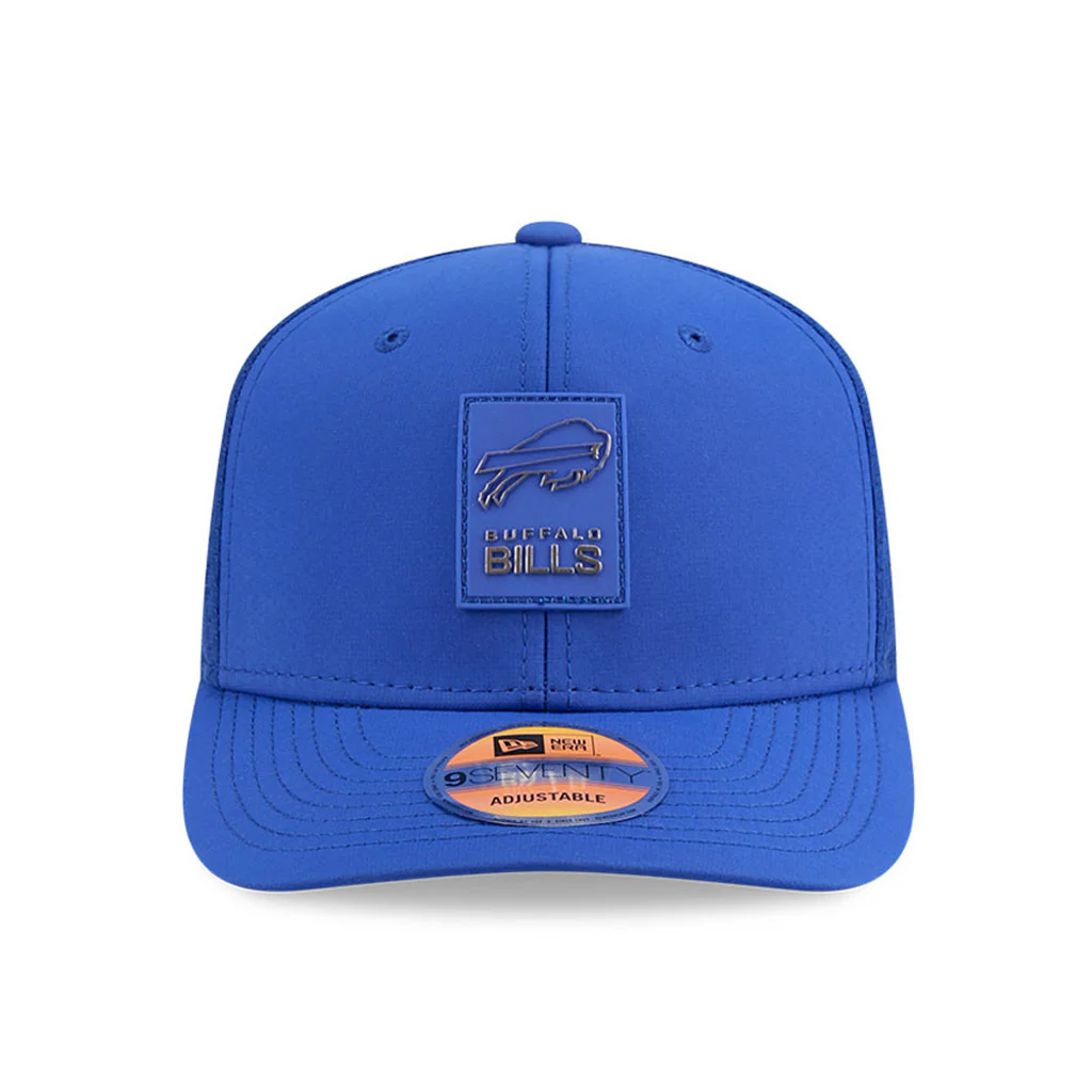 NFL Buffalo Bills New Era 2025 Sideline 9SEVENTY Stretch-Snapback Hat - Blue - Image 3