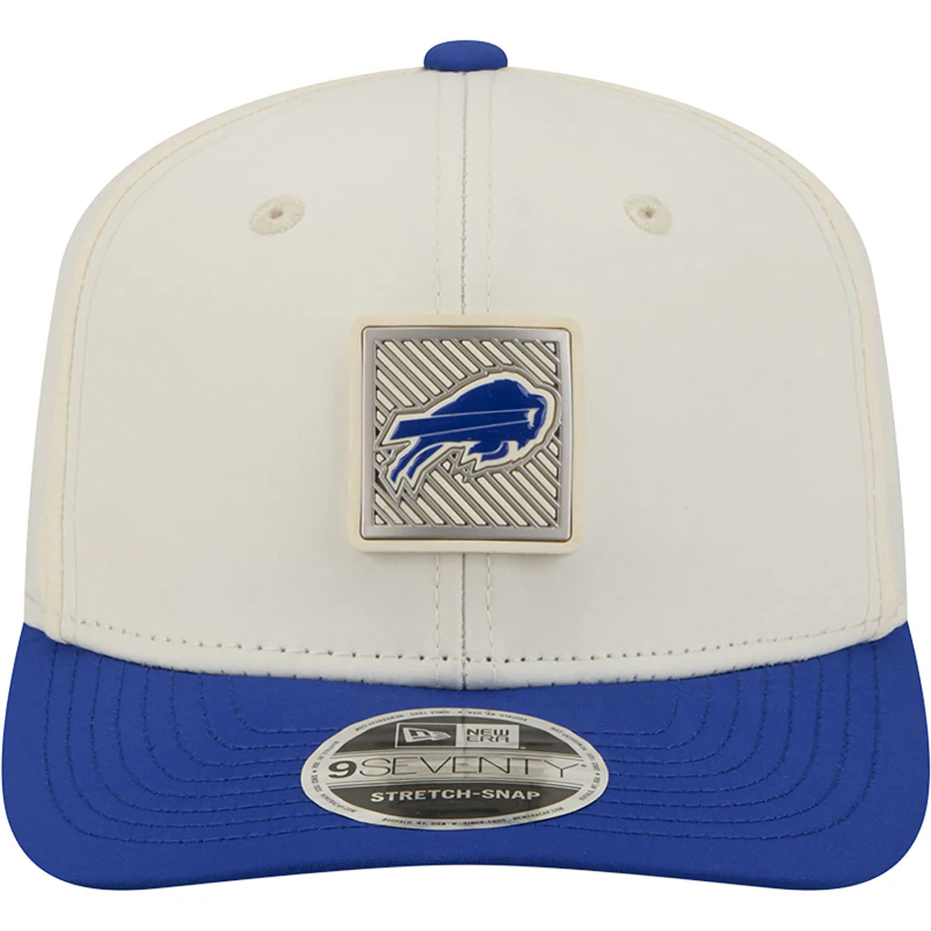 NFL Buffalo Bills New Era 2026 Training 9SEVENTY Stretch Snapback Hat - Cream - Image 3