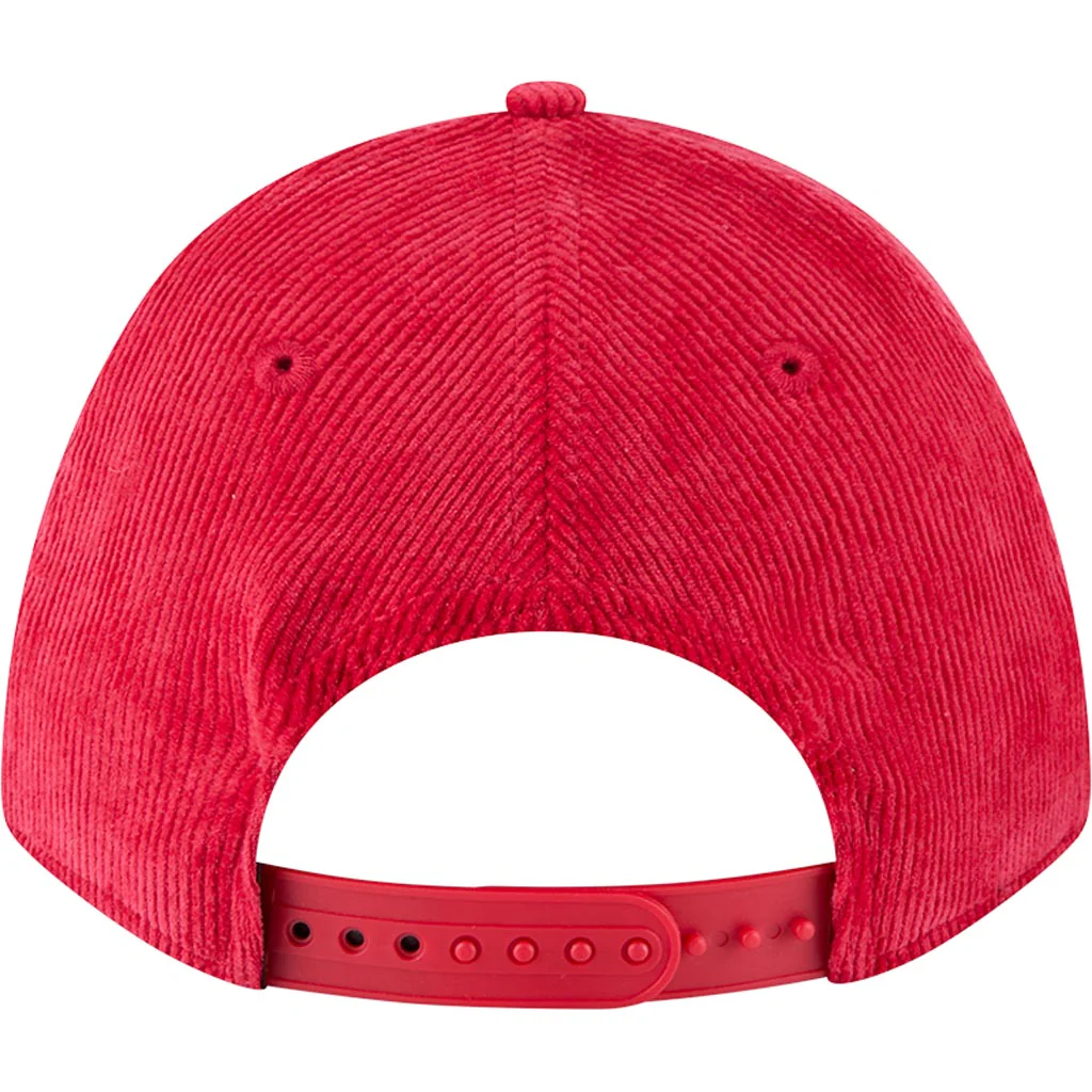 NFL Buffalo Bills New Era Corduroy 9FORTY A-Frame M-Crown Snapback Hat - Red - Image 4