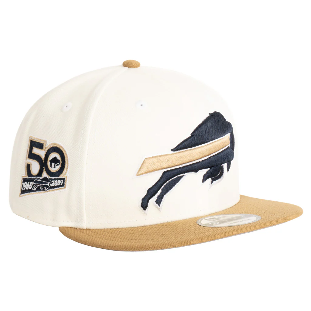 NFL Buffalo Bills New Era Harvester 9FIFTY Snapback Hat - Wheat - Image 2