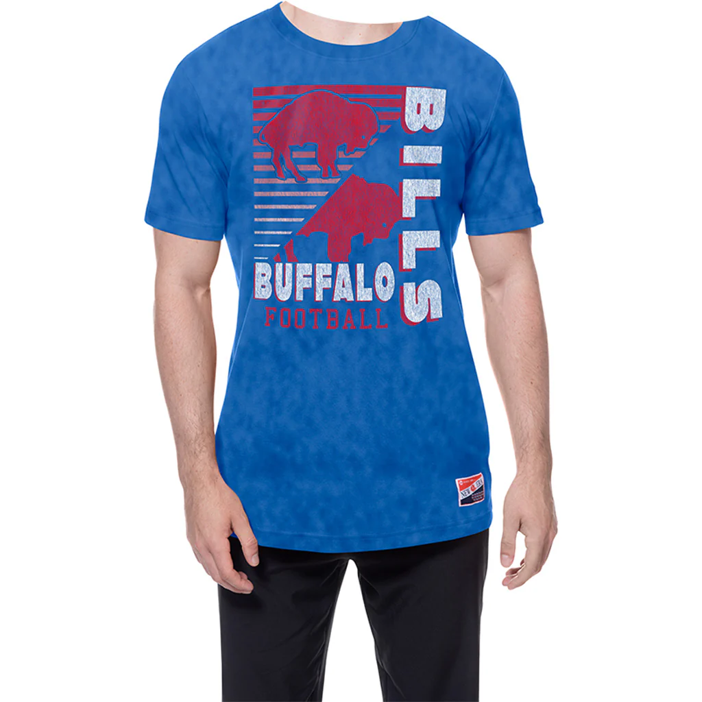 NFL Buffalo Bills New Era Throwback Wash T-Shirt - Blue