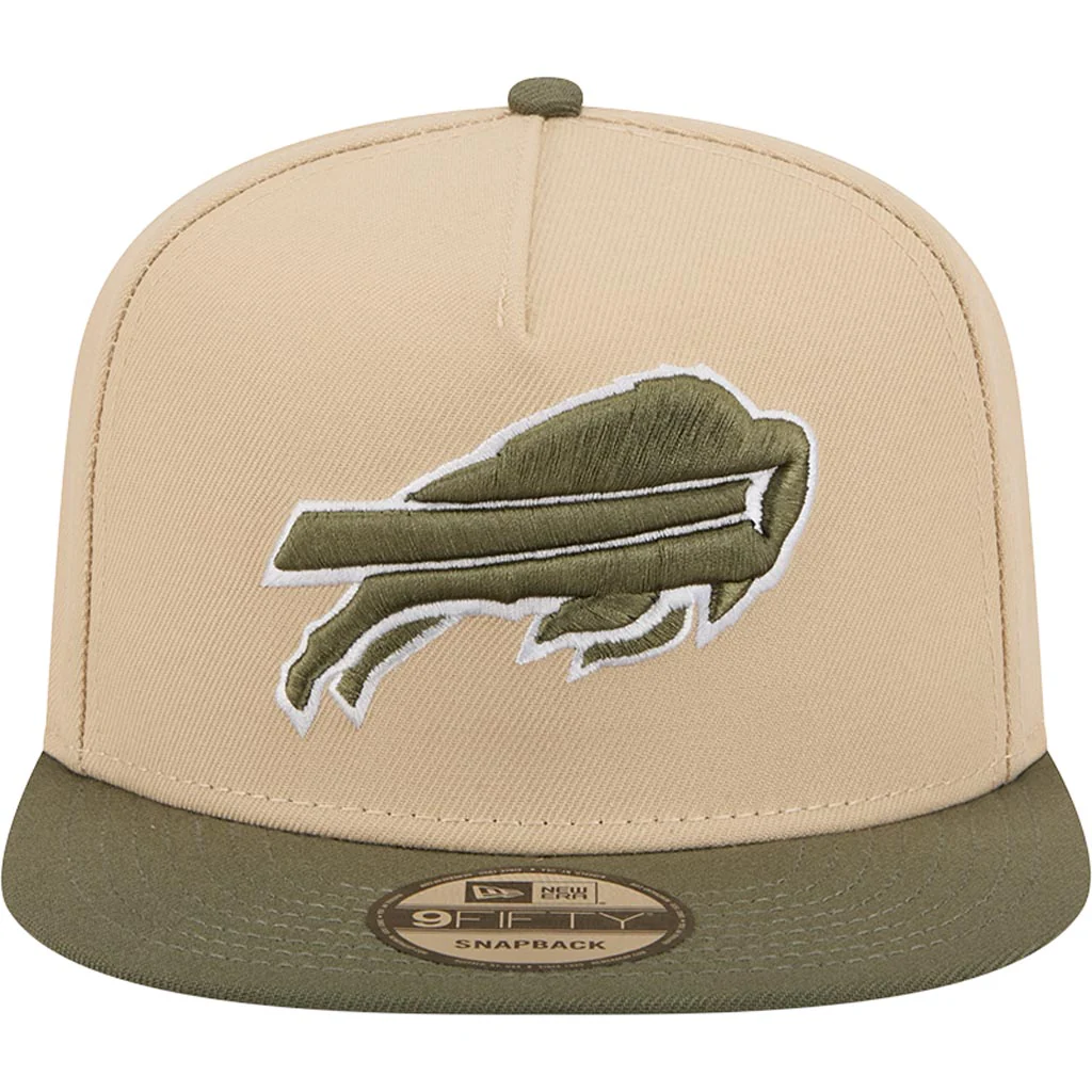 NFL Buffalo Bills New Era Two-Tone Drift Wood 9FIFTY A-Frame Snapback Hat - Tan - Image 3