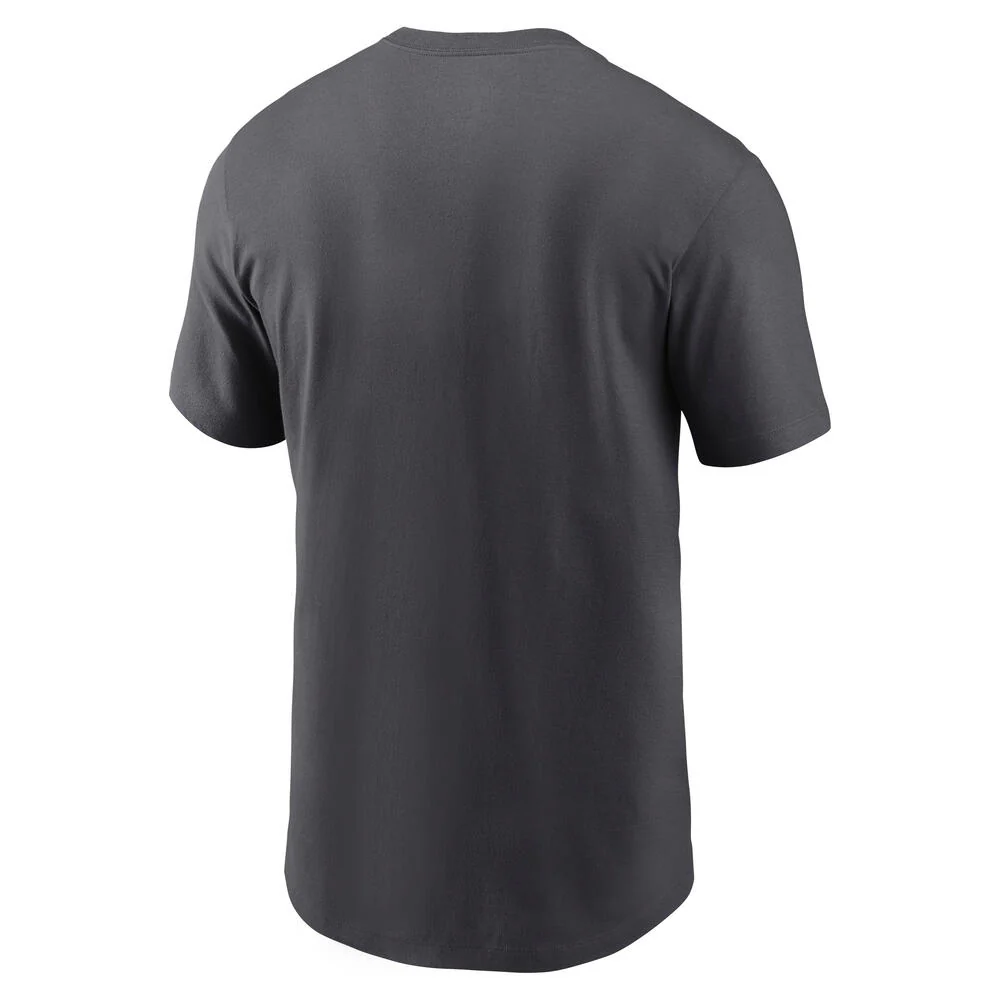 NFL Buffalo Bills Nike Helmet Stack Essential T-Shirt - Charcoal - Image 3