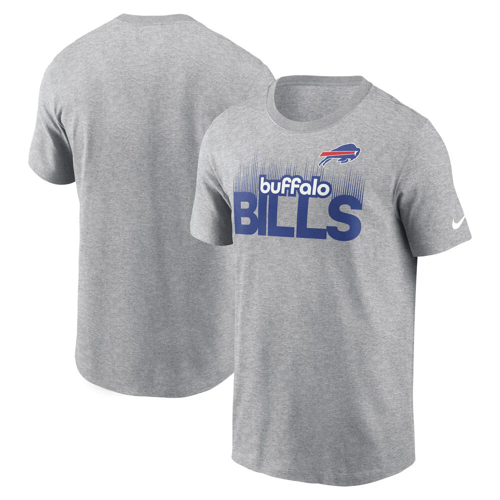 NFL Buffalo Bills Nike Local Essential T-Shirt - Heather Gray