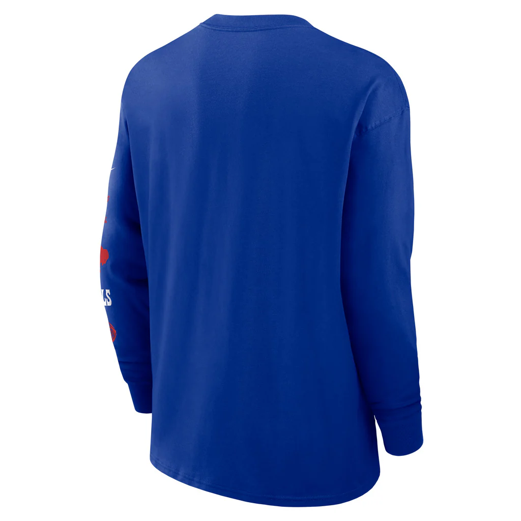 NFL Buffalo Bills Nike Pocket Max90 Long Sleeve T-Shirt - Image 3