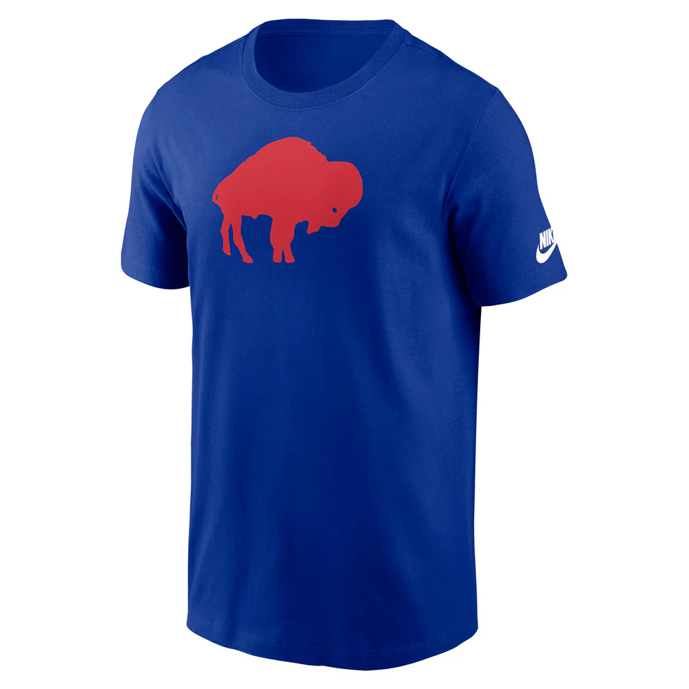 NFL Buffalo Bills Nike Rewind Essential T-Shirt - Blue - Image 2