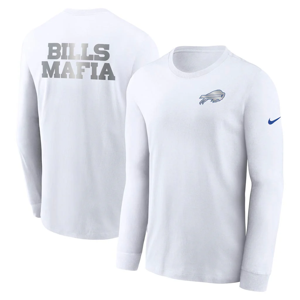 NFL Buffalo Bills Nike Rivalries Cotton Long Sleeve T-Shirt - White