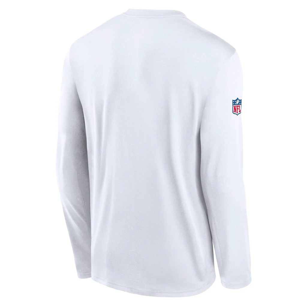 NFL Buffalo Bills Nike Rivalries Legend Long Sleeve T-Shirt - White - Image 3