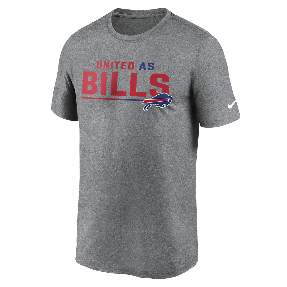 NFL Buffalo Bills Nike Team Shout Out T-Shirt - Gray