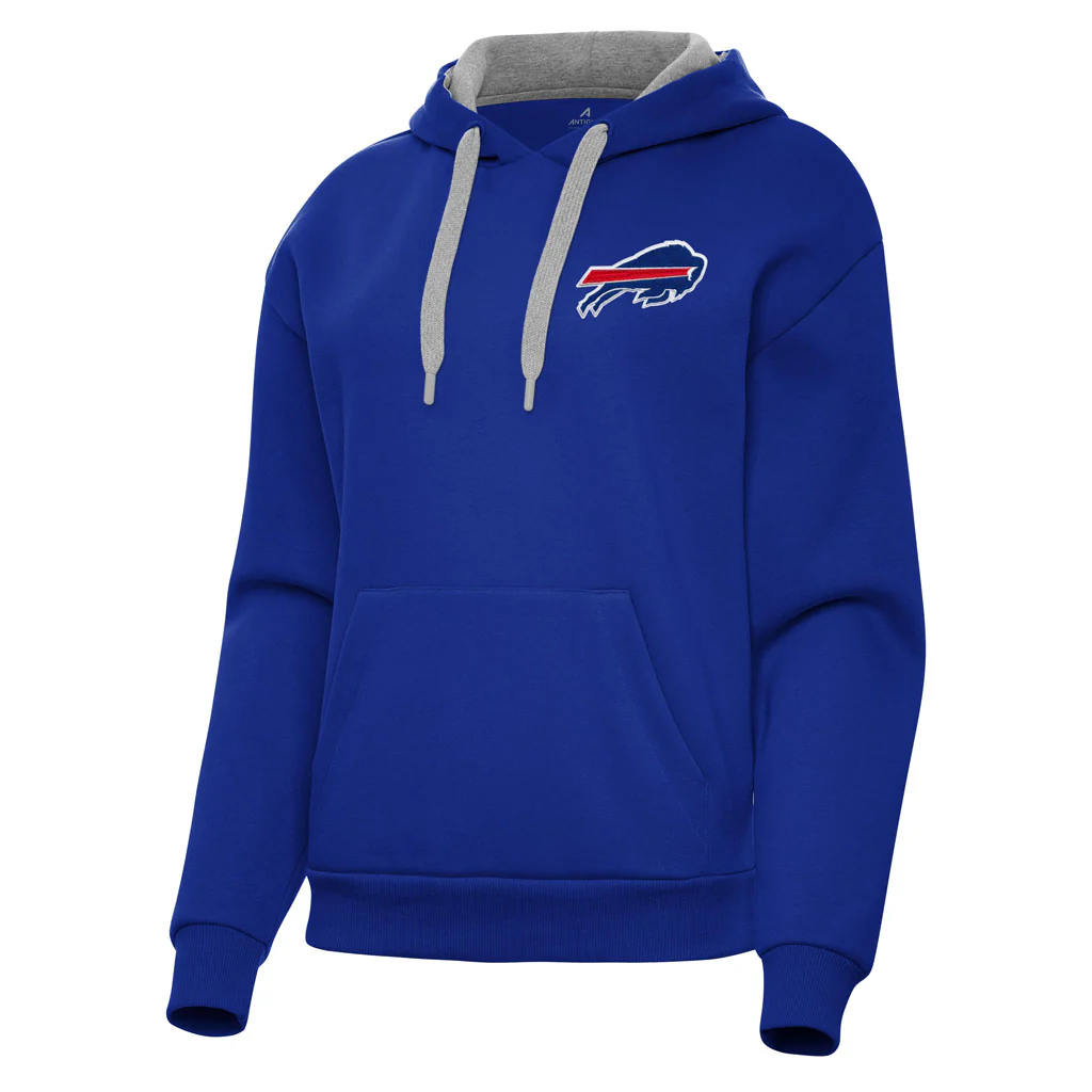 NFL Buffalo Bills Women's Antigua Victory Pullover Hoodie - Blue