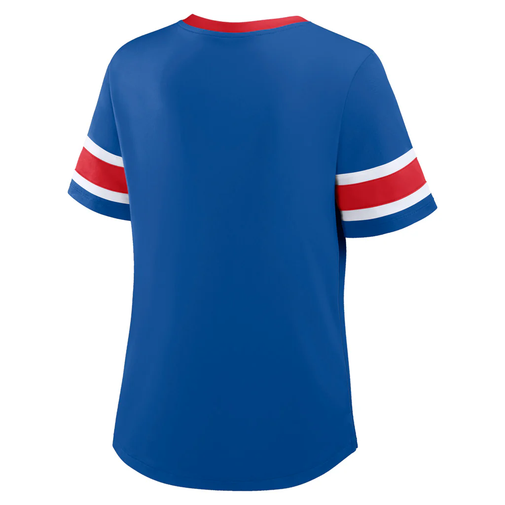 NFL Buffalo Bills Women's Fanatics Draw Play Athena Lace-Up Top - Blue - Image 3
