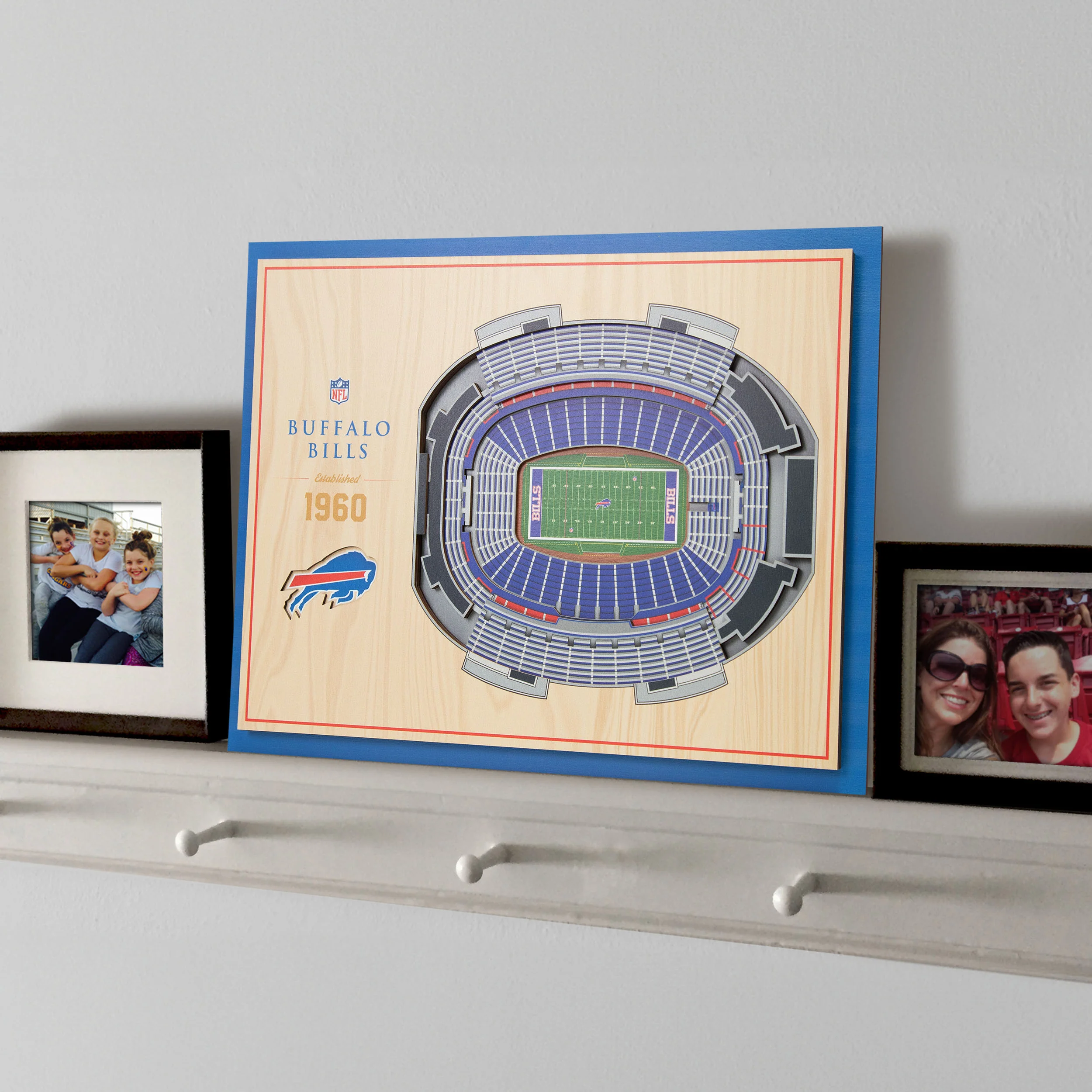 NFL Buffalo Bills You the fan 5-Layer Stadium View Wall Art - Image 2