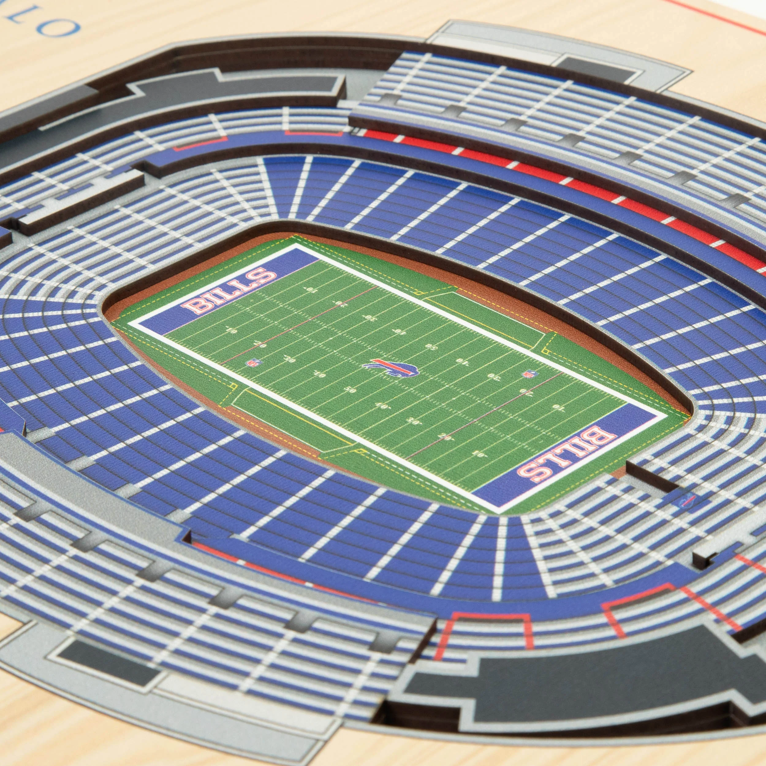 NFL Buffalo Bills You the fan 5-Layer Stadium View Wall Art - Image 3